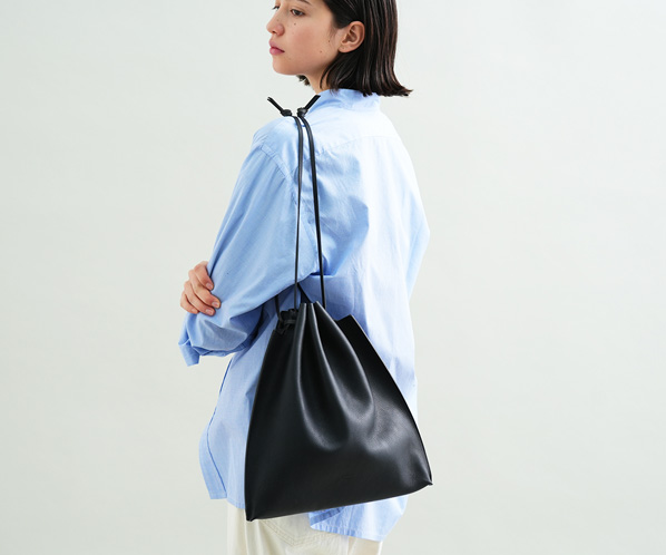 ミネルヴァ 巾着型バッグ｜商品一覧 | 革財布、バッグのgenten