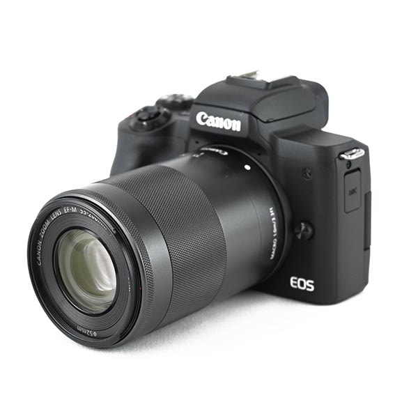 キヤノン ミラーレス一眼カメラ EOS KISS M2 ブラック ダブルズーム
