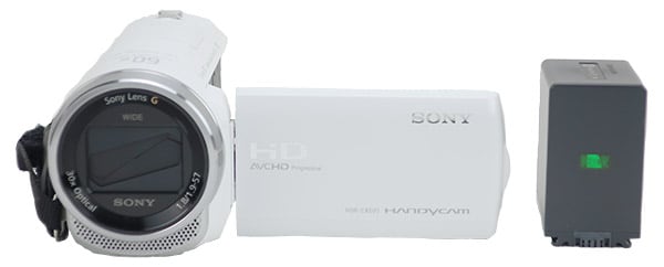 ソニー ビデオカメラ HDR-CX680 ホワイト 予備バッテリーセット