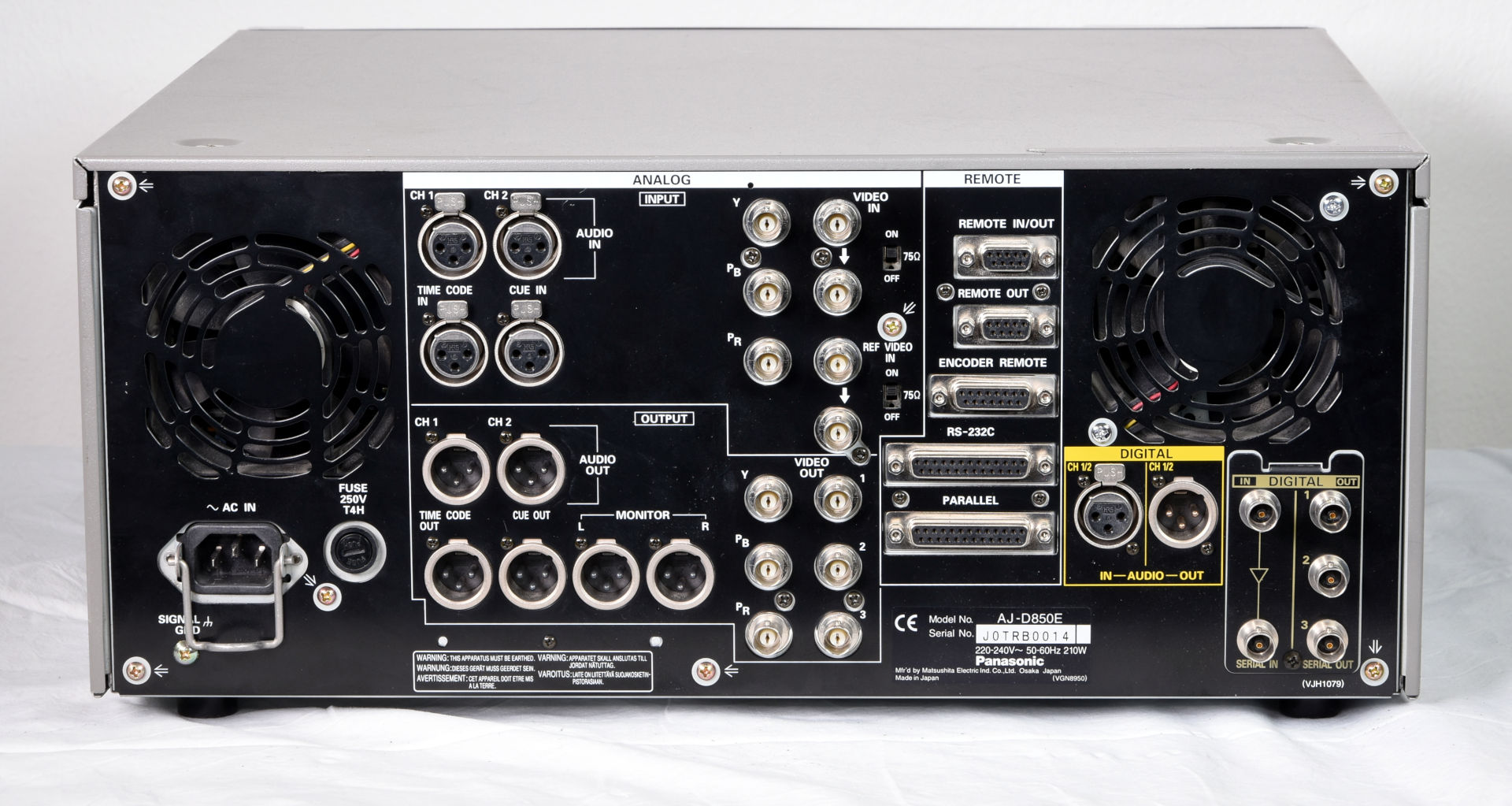 Panasonic AJ-D850 DVC Pro Recorder – Gearwise – AV & Stage Equipment