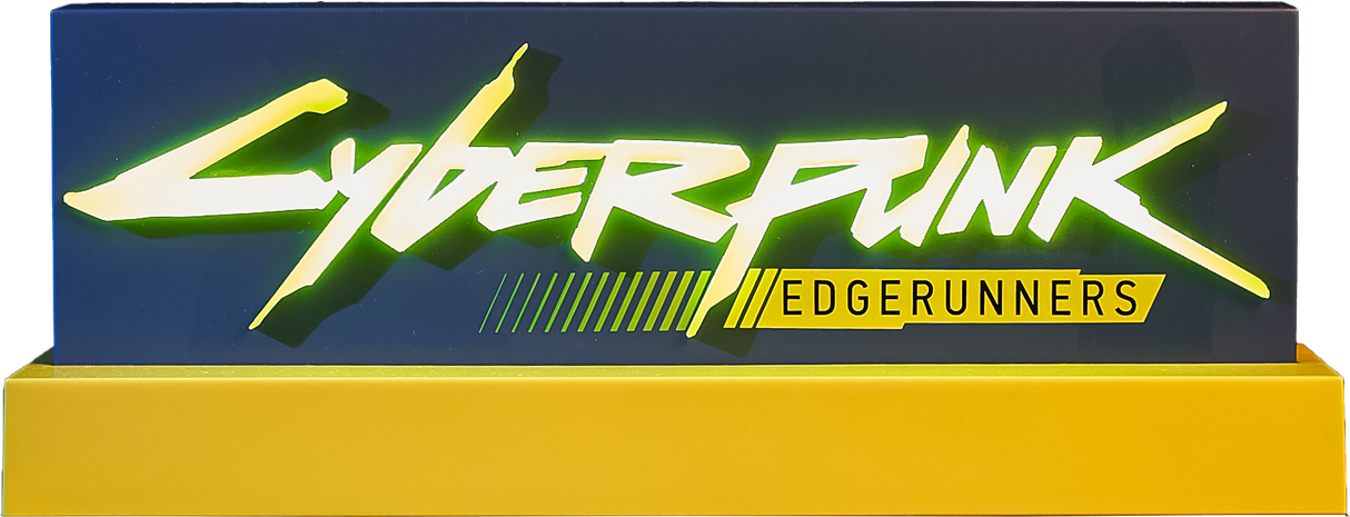 サイバーパンクエッジランナーズ ロゴライト – インフォレンズ・ギーク