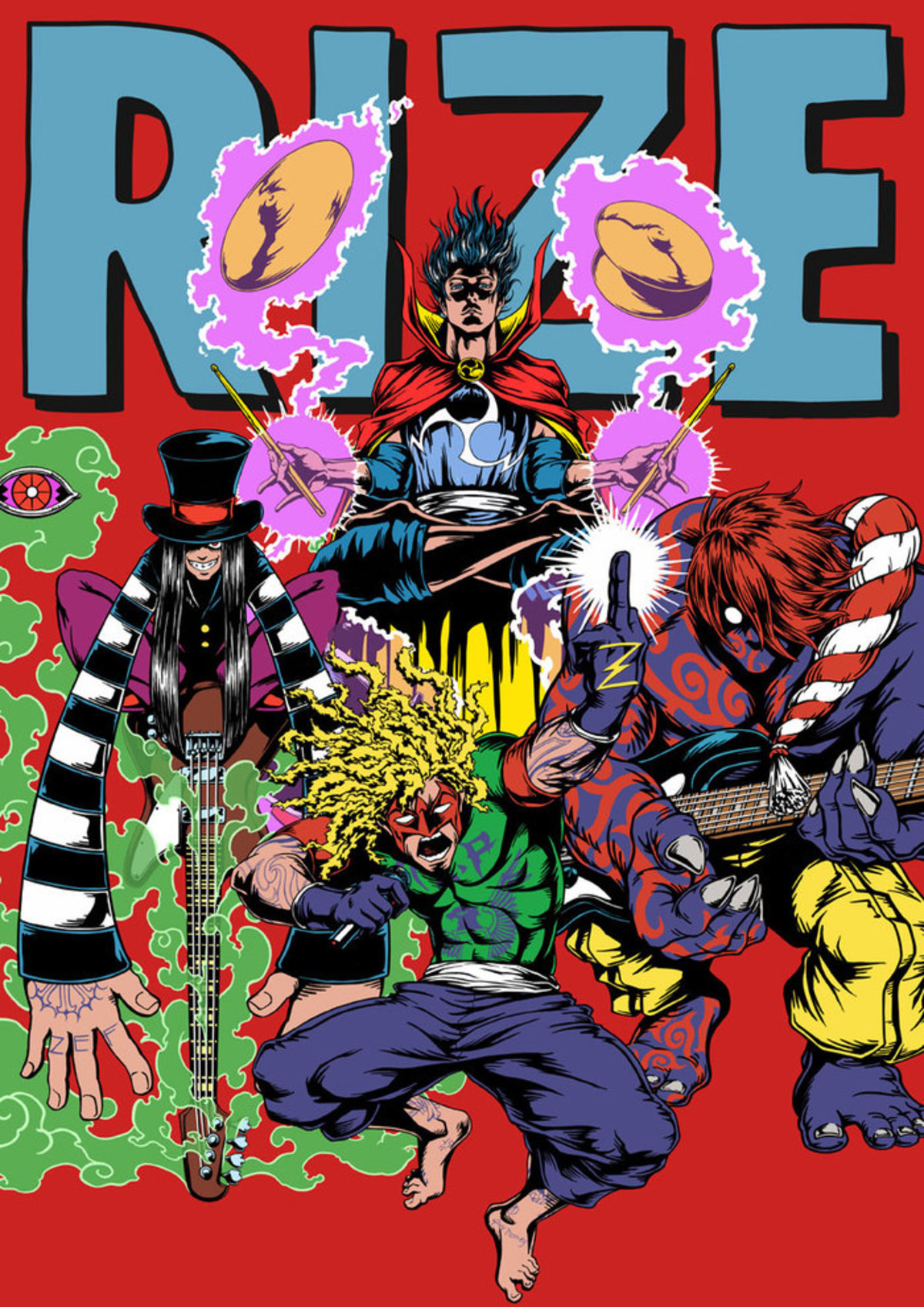 RIZE、明日よりスタートする全国ツアー後半戦ゲストに、HIROKI（Dragon