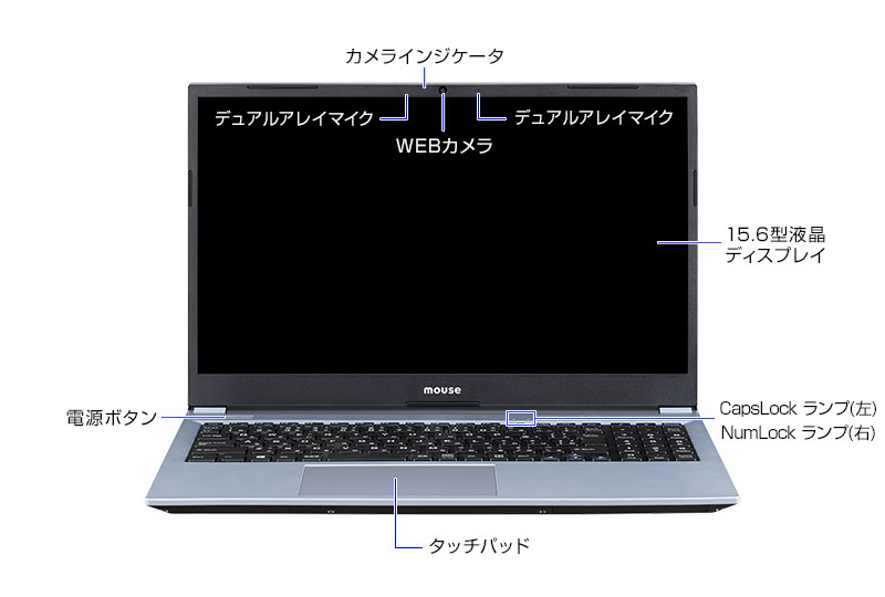 薄型・軽量でパワフルな15.6型ノートPC「mouse B5-R5」7万円台で発売