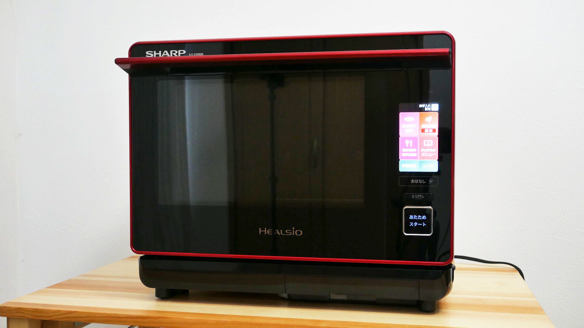 SHARP HEALSIO オーブンレンジ 黒/赤 AX-XJ600-R シャープ ヘルシオ AX