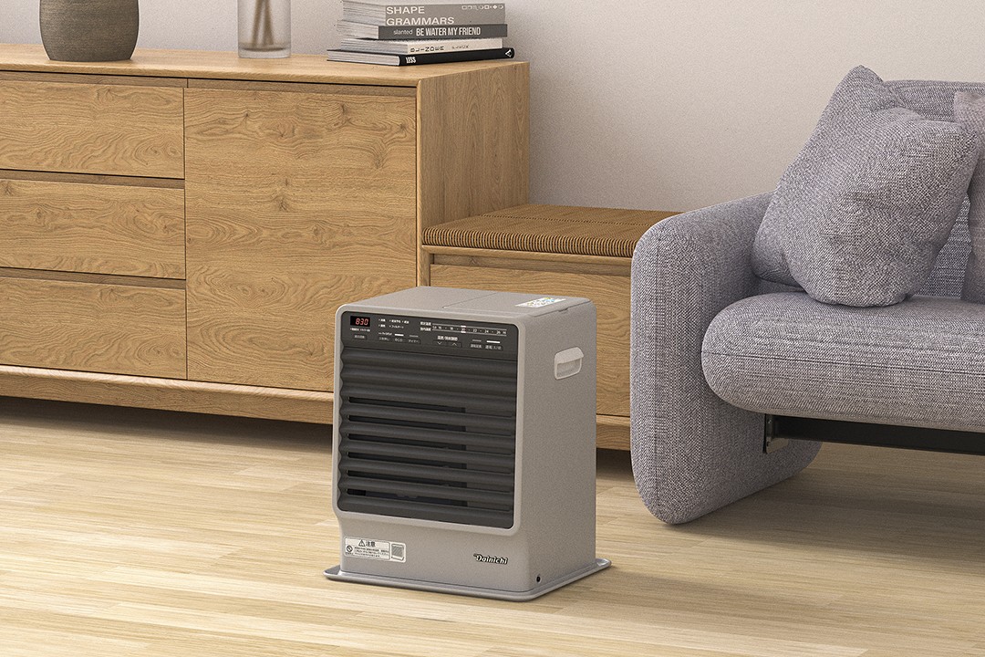 数量限定】完売続出の石油ファンヒーターにニュートラルカラーの新色