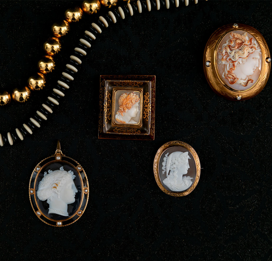 Haute Joaillerie 森暁雄 - カメオのブローチとジュエリー -