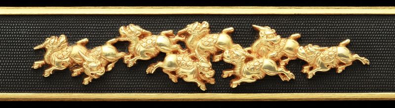 日本刀販売・買取の銀座長州屋｜名刀鑑賞ガイド 群犀図三所物 小柄・笄