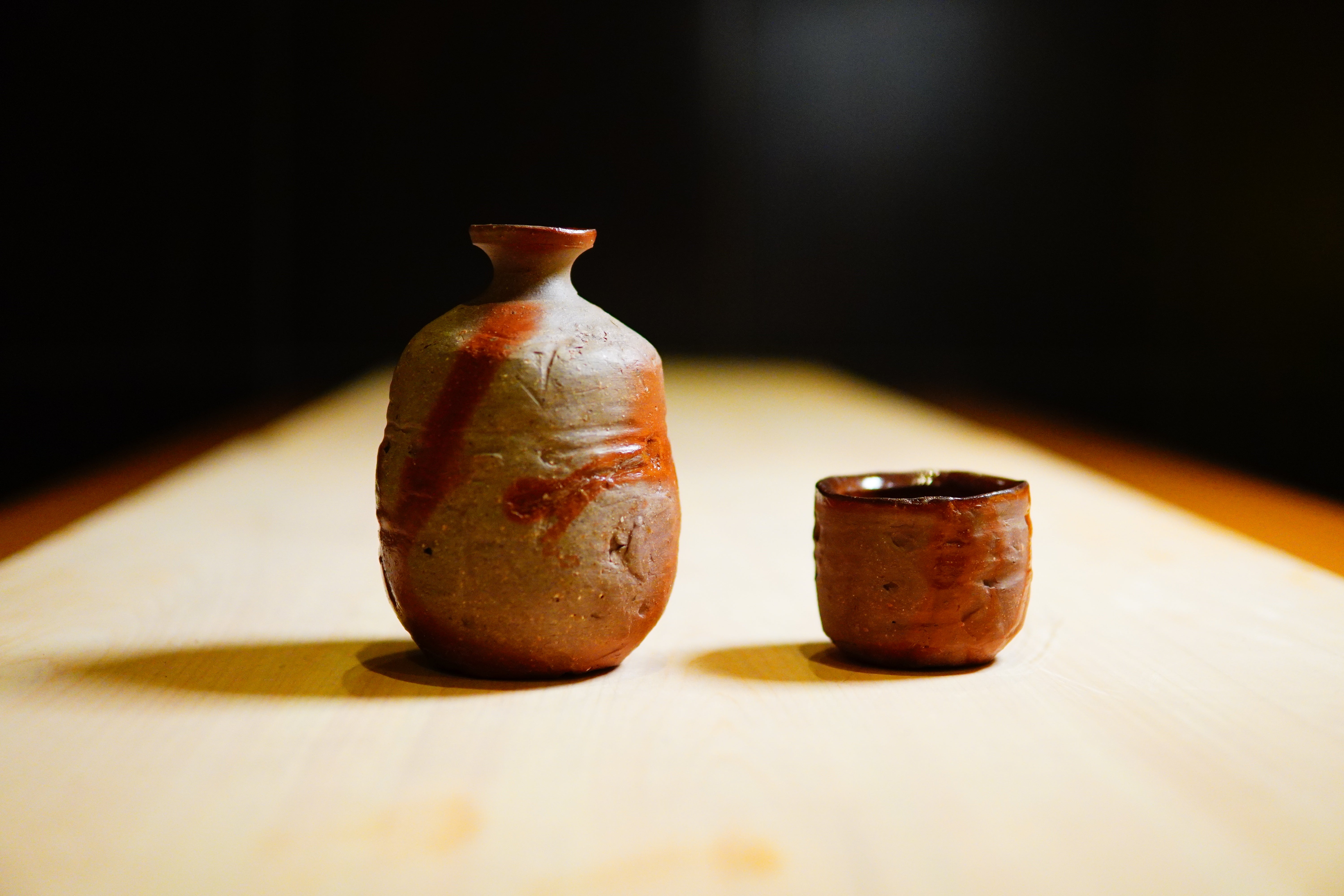 細川 敬弘 火襷 徳利 ぐい呑セット