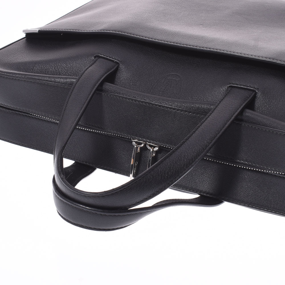 カルティエビジネスバッグ 黒 メンズ レザー ブリーフケース CARTIER