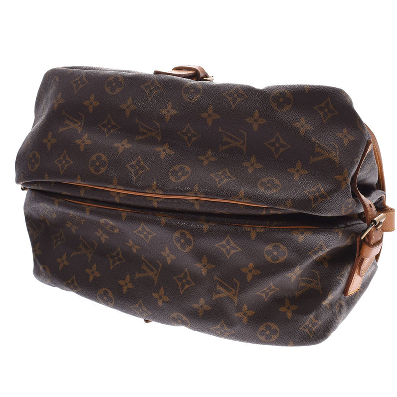 ルイヴィトンソミュール35 14145 ブラウン ゴールド金具 ユニセックス