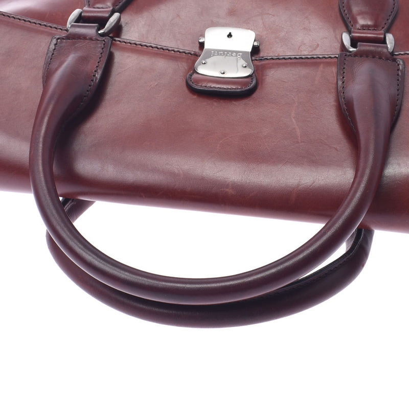 ベルルッティエミーオ ブリーフケース エンジ系 メンズ カーフ