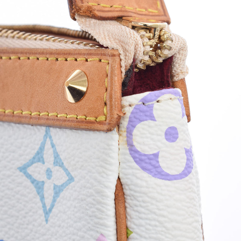 ルイヴィトンポシェット アクセソワール 14144 ブロン(白) レディース