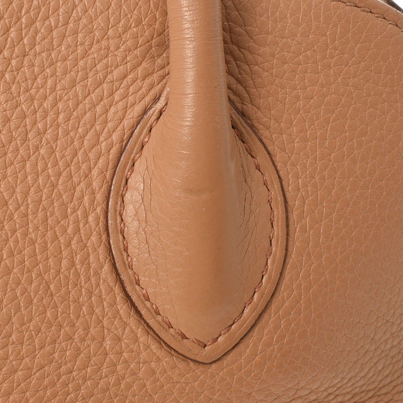 エルメスボリード31 2WAY タバックキャメル ゴールド金具 □L刻印(2008