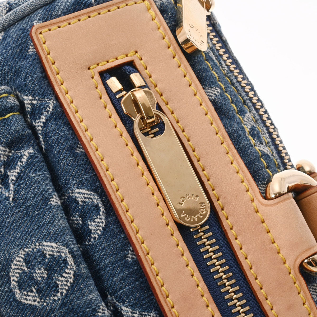 ルイヴィトンデニム ネオスピーディ 14145 ブルー レディース