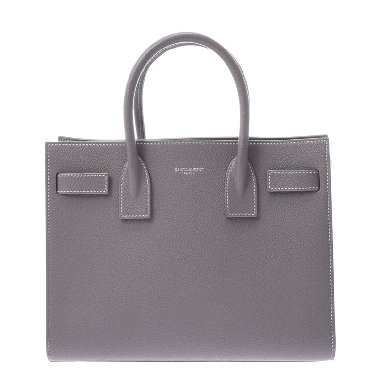 イヴサンローランサックドジュール ベイビー 2WAY グレー レディース