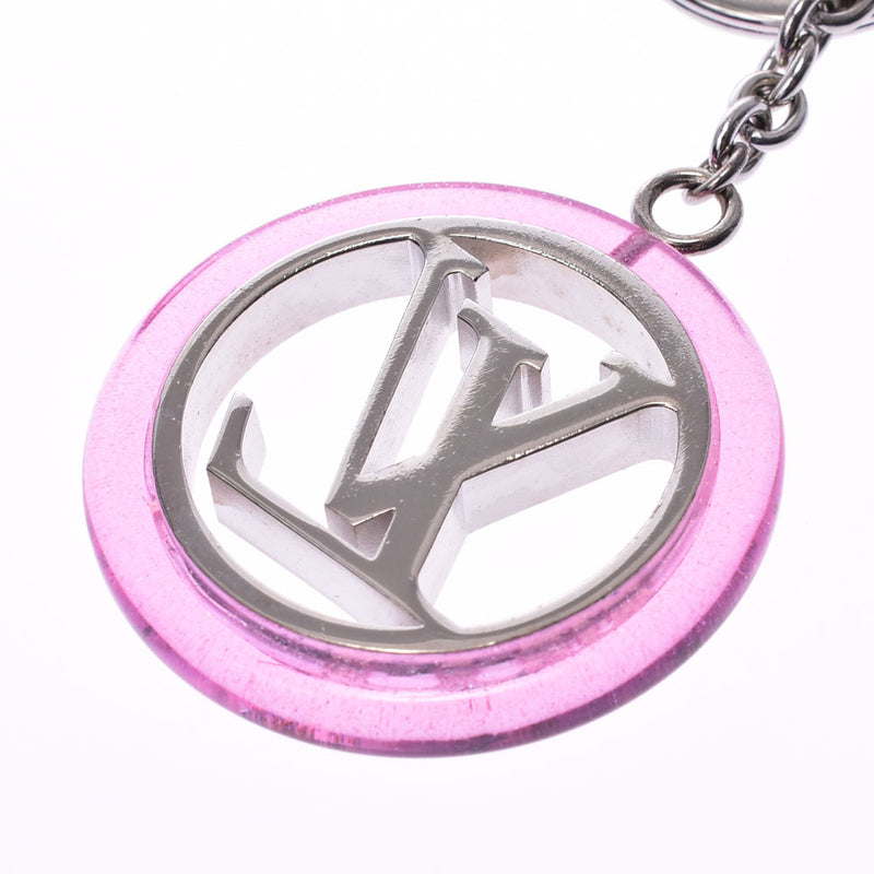 ルイヴィトンポルトクレ カラーライン ストラス ピンク/赤 シルバー