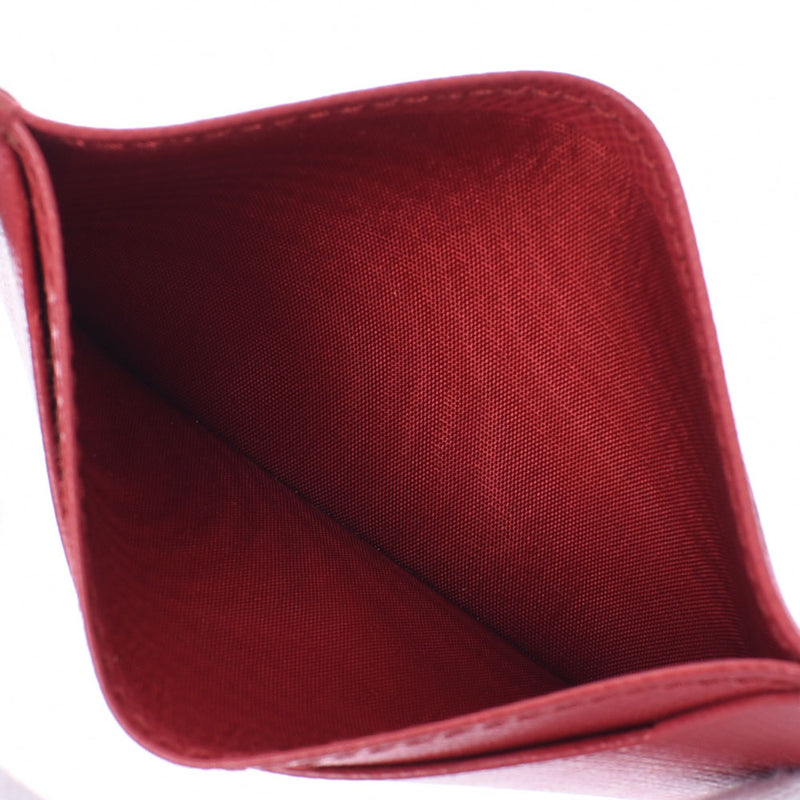 プラダパスケース 名刺入れ 赤 ユニセックス カードケース PRADA 中古