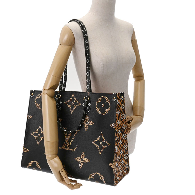 ルイヴィトンジャングル オンザゴーGM 14145 ノワール/レオパード