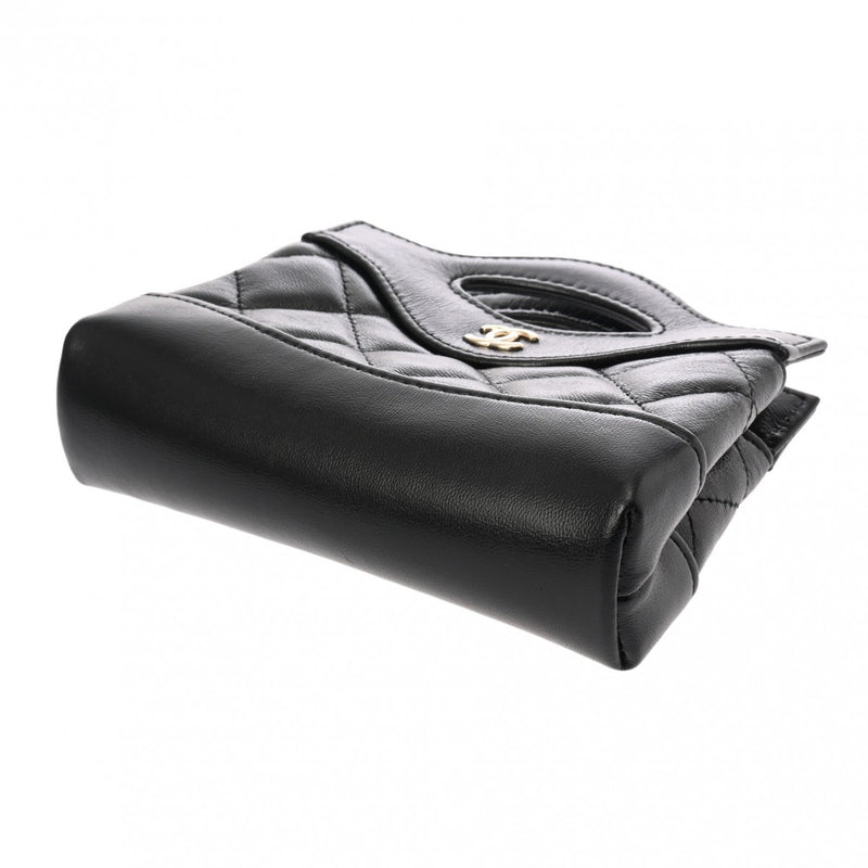 シャネル チェーンクラッチバッグ ミニ 42976 ブラック レディース