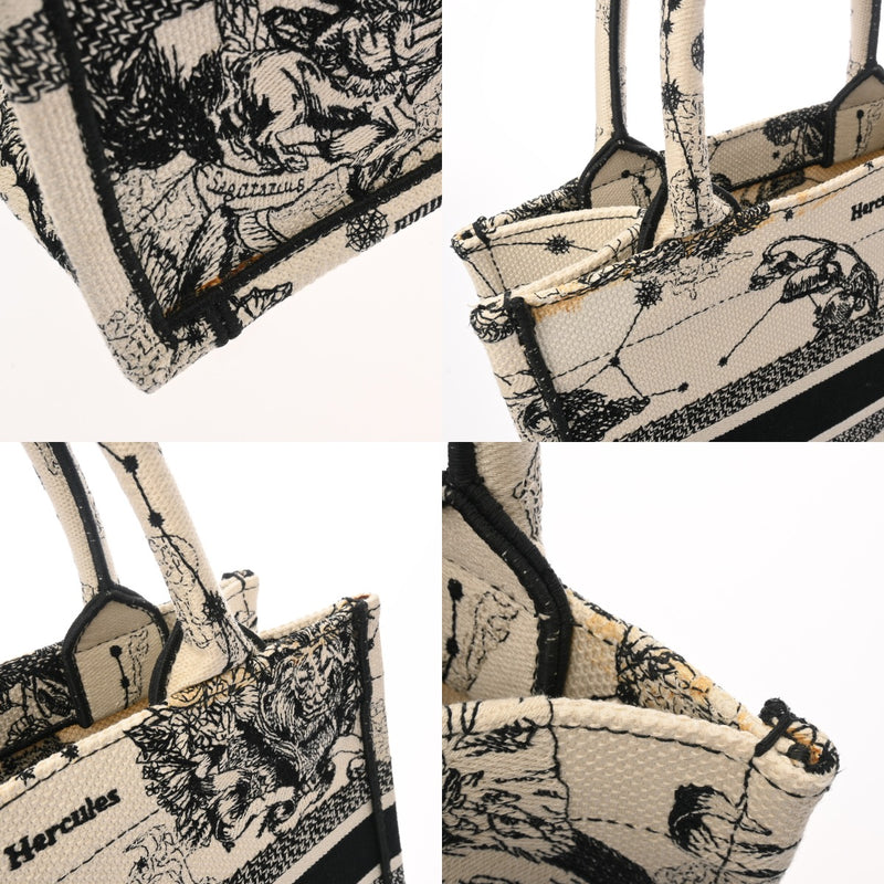 クリスチャンディオール ブックトート スモール ゾディアック ホワイト