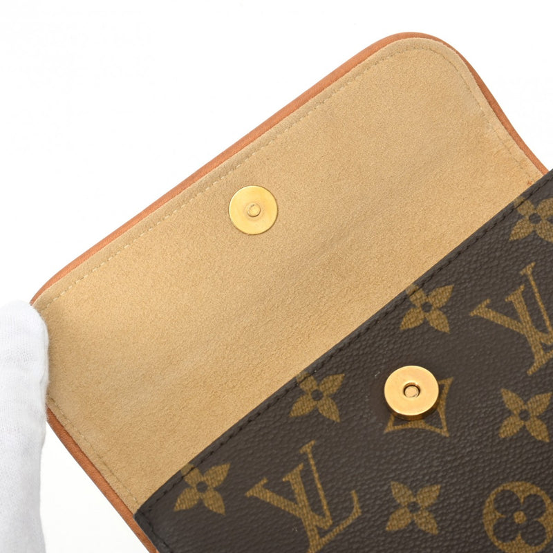 ルイヴィトンポシェットフロランティーヌ ベルトXS 14145 ブラウン