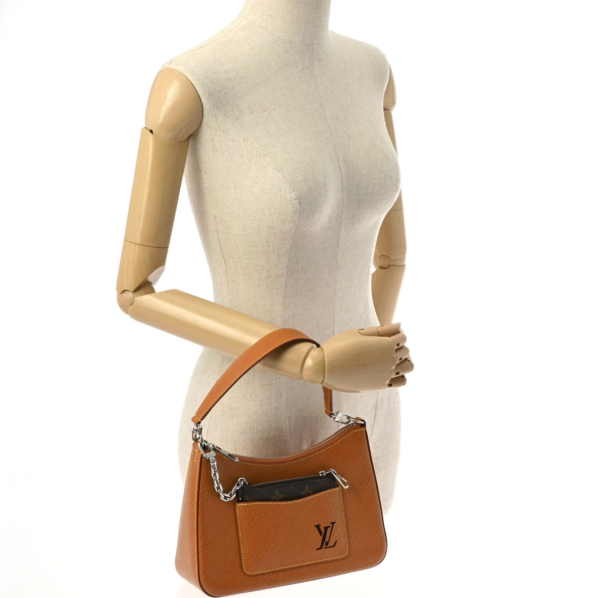 ルイヴィトンマレル 2WAY 14127 ゴールドミエル レディース エピレザー