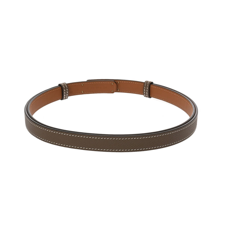 HERMES エルメス ケリー ベルト エトゥープ/ゴールド W刻印(2024年頃