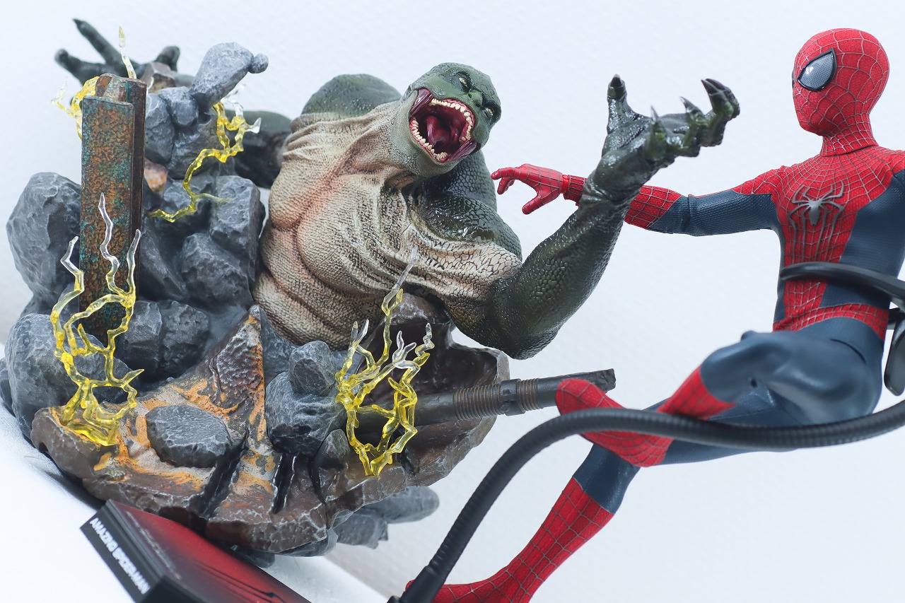 ホットトイズ AC013 アメイジング・スパイダー リザード 1/6ジオラマ