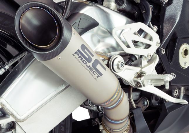 SCプロジェクト BMW S1000RR 15-16 スリップオン S1マフラー チタン