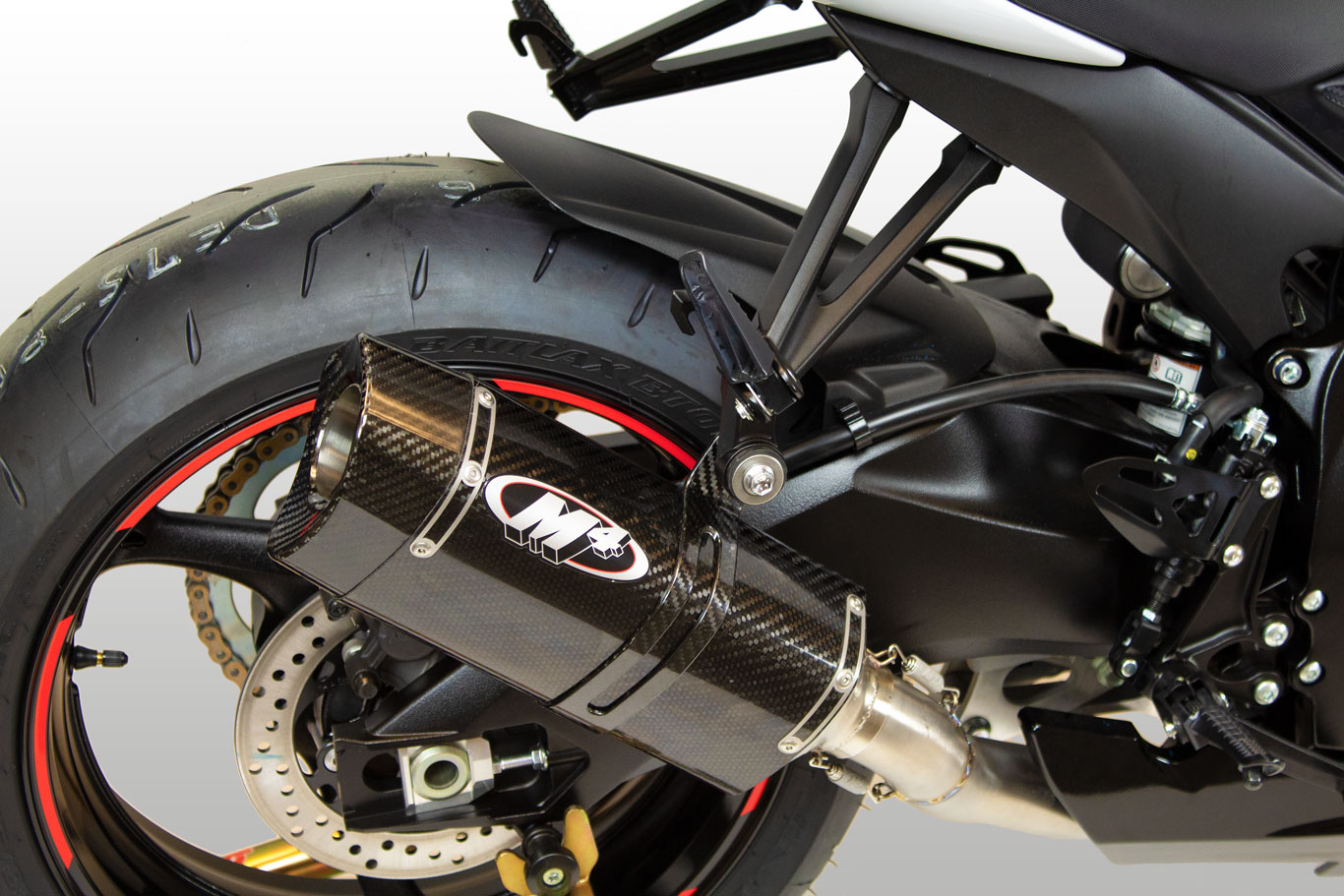M4 Exhaust GSX-R750 2011-2026 フルチタンパイプ フルエキ Tech1 カーボン