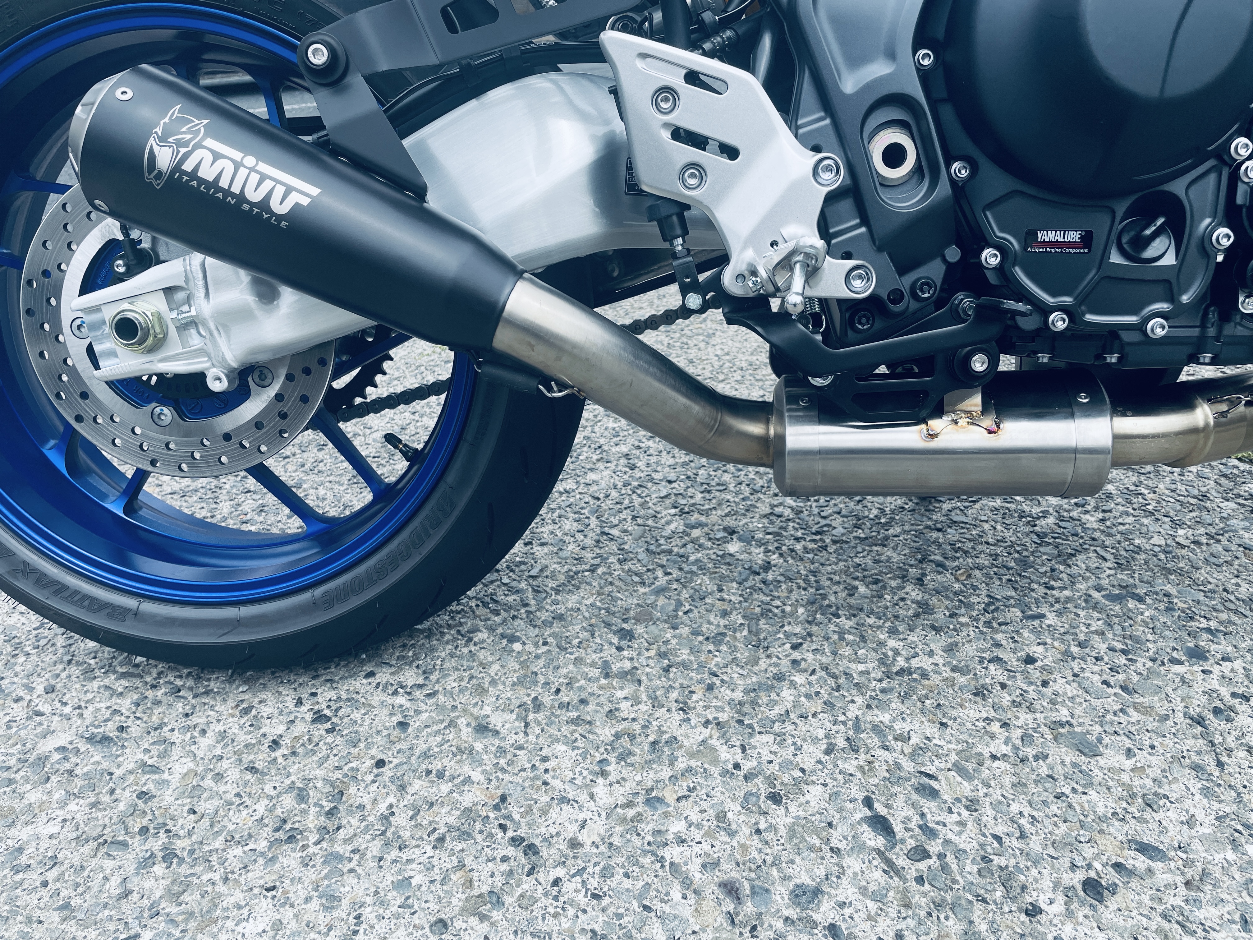 車検対応 Mivv MT-09/SP 21-23 JMCA認証 フルシステム ブラックステンレス