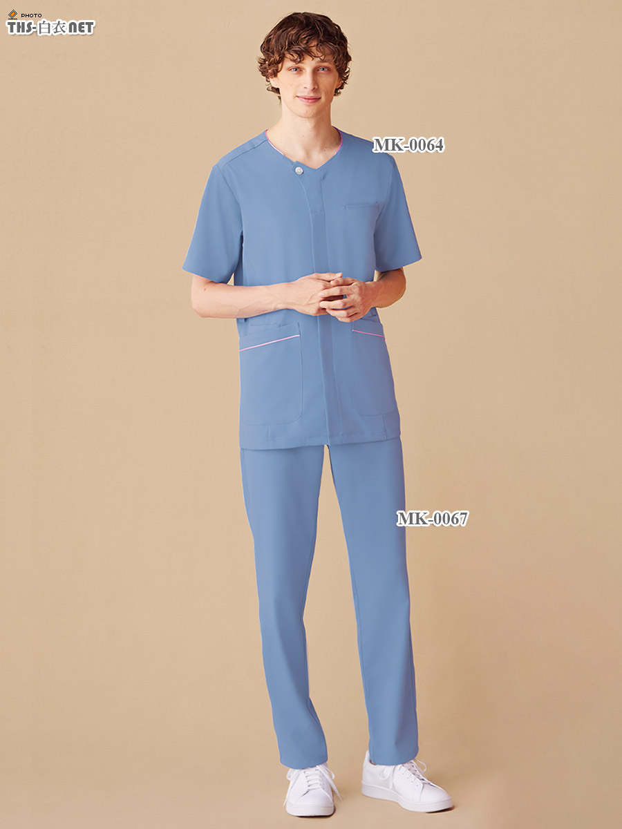 ミッシェルクランメンズファスナースクラブ半袖[チトセ製品] MK-0064