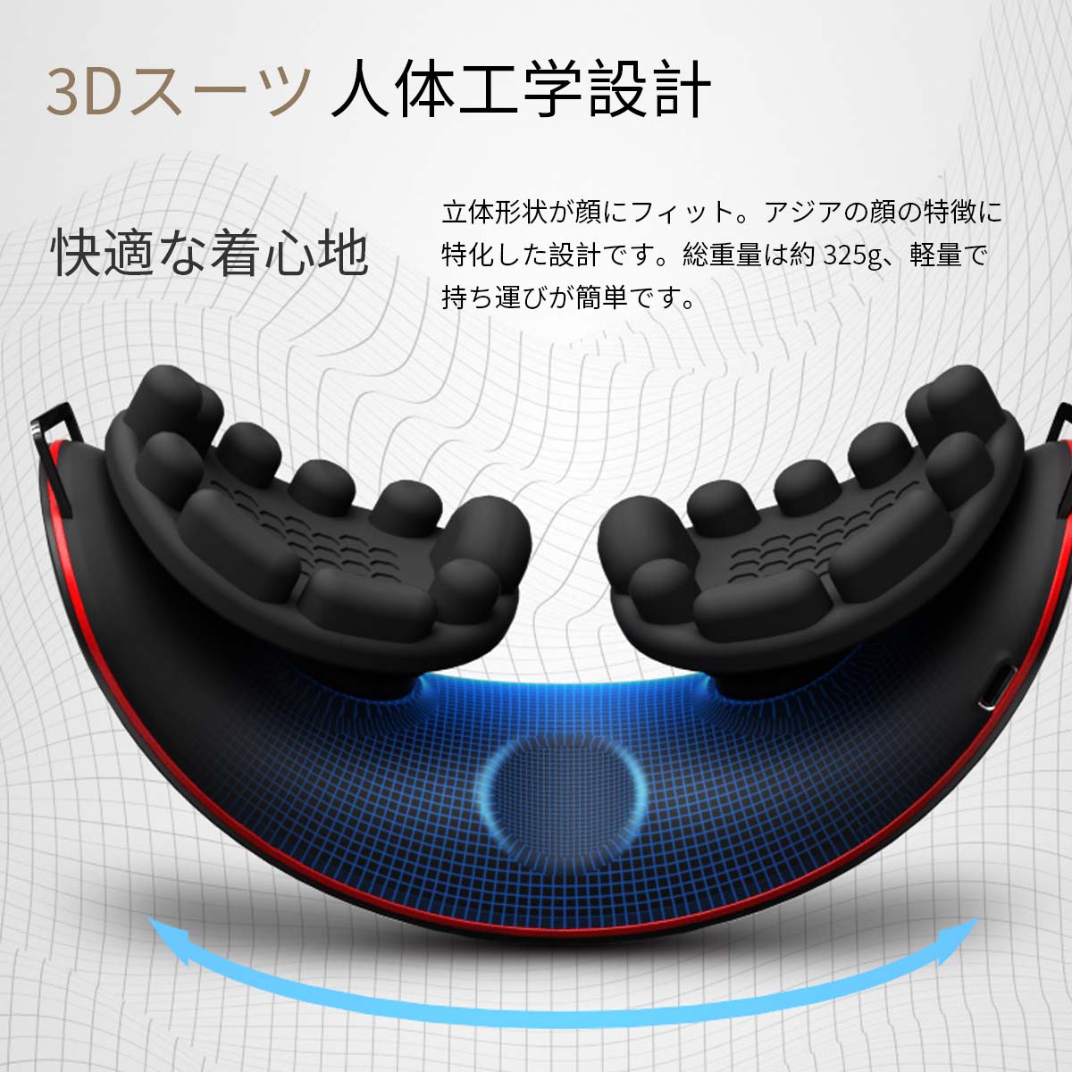 Lenovo 目元ケアアイマスク thinkplus E500（ホワイト） | すべての