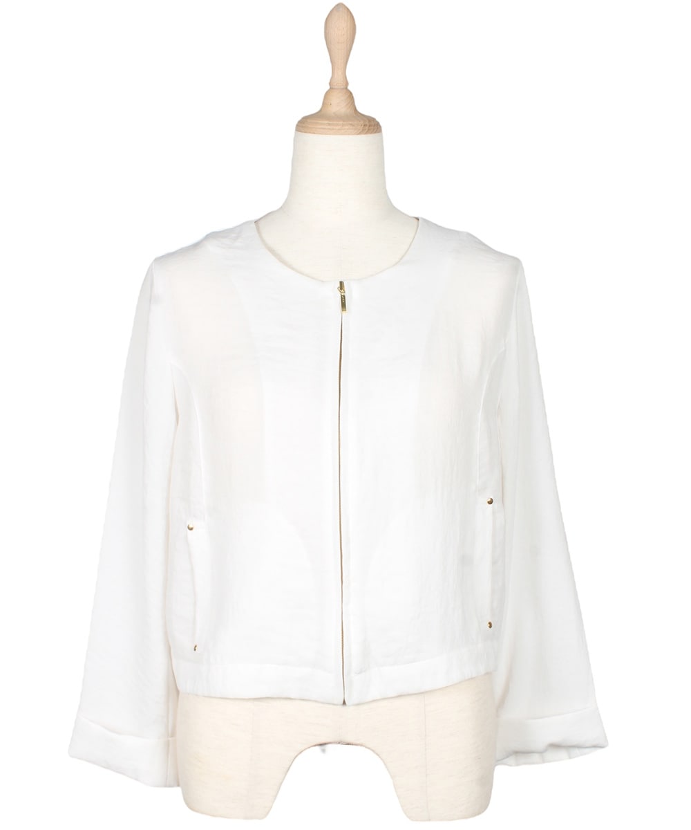 SALE】NANOTEXノーカラーコンパクトブルゾン - 12Twelve Agenda