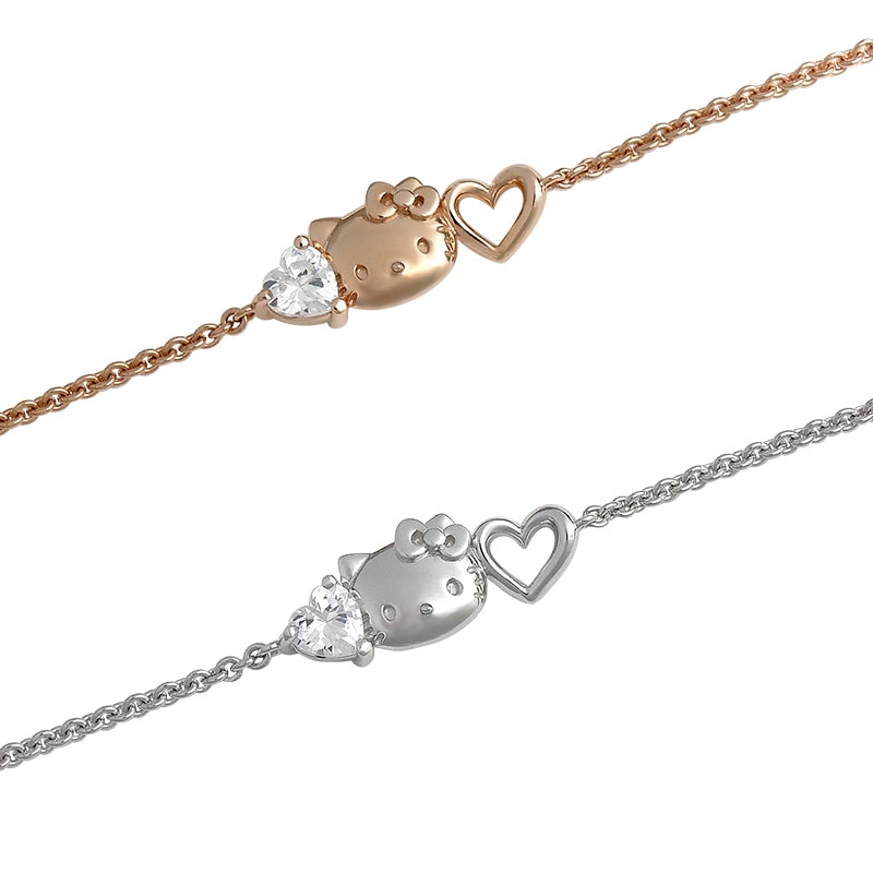 ハローキティ Wtihハート ブレスレット キティちゃん