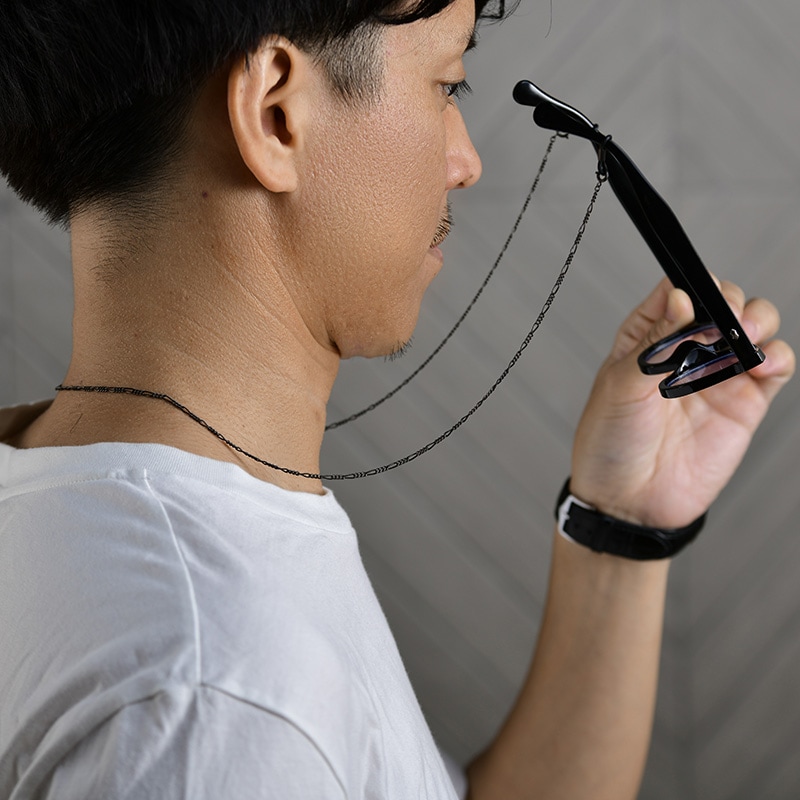 DANTE グラスチェーン フィガロ 眼鏡チェーンめがねチェーン/おしゃれ