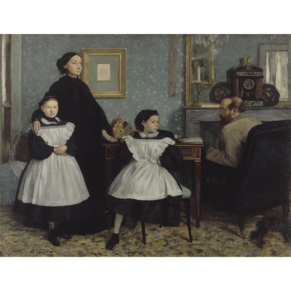 ドガ ドビニ嬢 レプリカ 複製絵画 F3号 額装 木製装飾額 インテリア