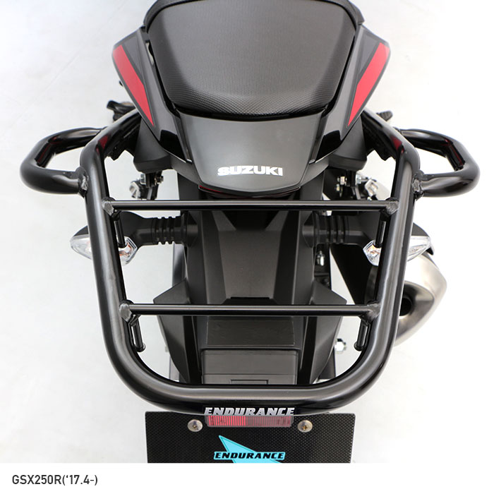 GSX250R DN12B DN11A タンデムグリップ付きリアキャリア＋リアボックス
