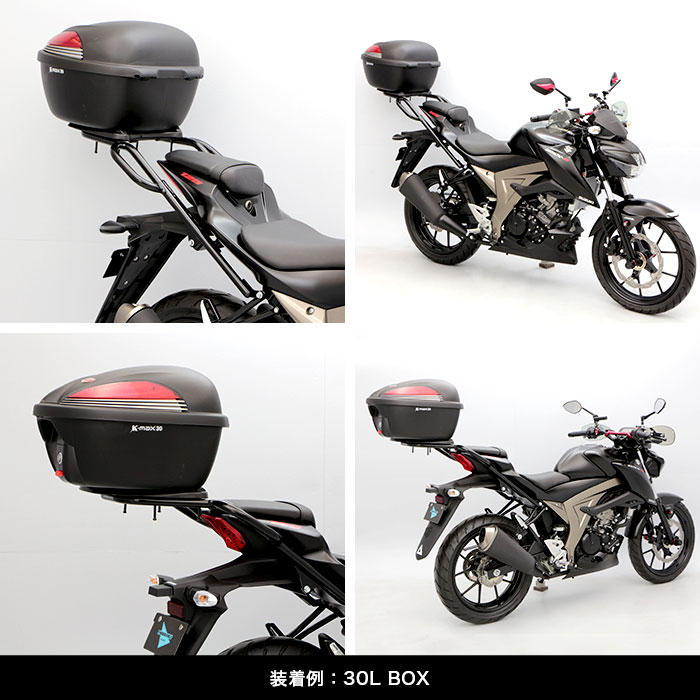 GSX-S125 DL32B DL32D GSX-R125 DL33B タンデムグリップ付きキャリア