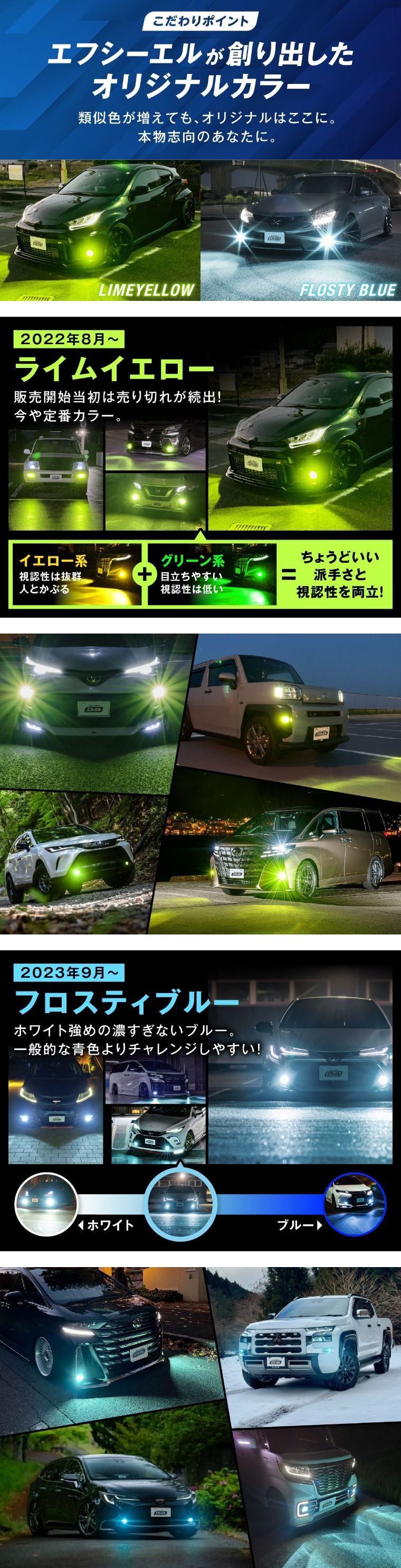 純正LEDフォグ用 2色切り替え カラーチェンジ LEDバルブ L1B