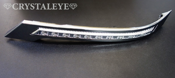 後期 ヴェルファイア LEDデイライト内蔵ヘッドライトガーニッシュ LED