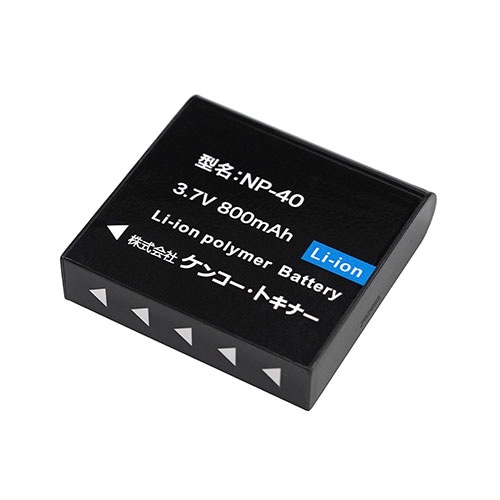 即配】(KT) NP-40 ケンコーバッテリーKenko デジタルカメラ KC-ZM08用
