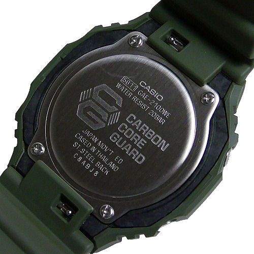 カシオGショック GAE-2100WE-3AJR メンズ 替えバンド・ベゼル付き