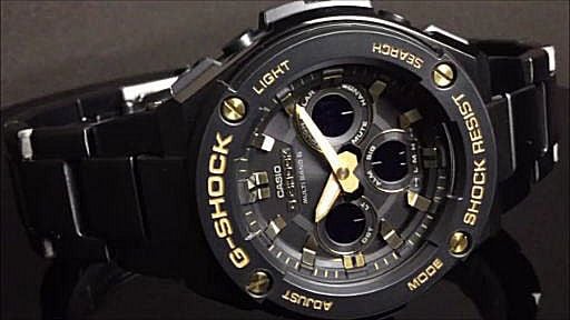 カシオGショックGスチール電波ソーラー腕時計 G-STEEL GST-W300BD-1AJF