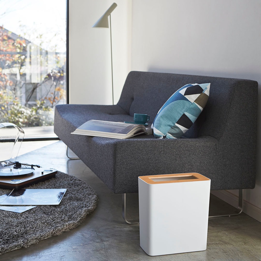 トラッシュカン リン 角型 ナチュラル｜リビング用品,ダストボックス