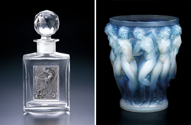 マッチー 希少なルネ期の作品です ラリック GUI 花瓶1921年 アール