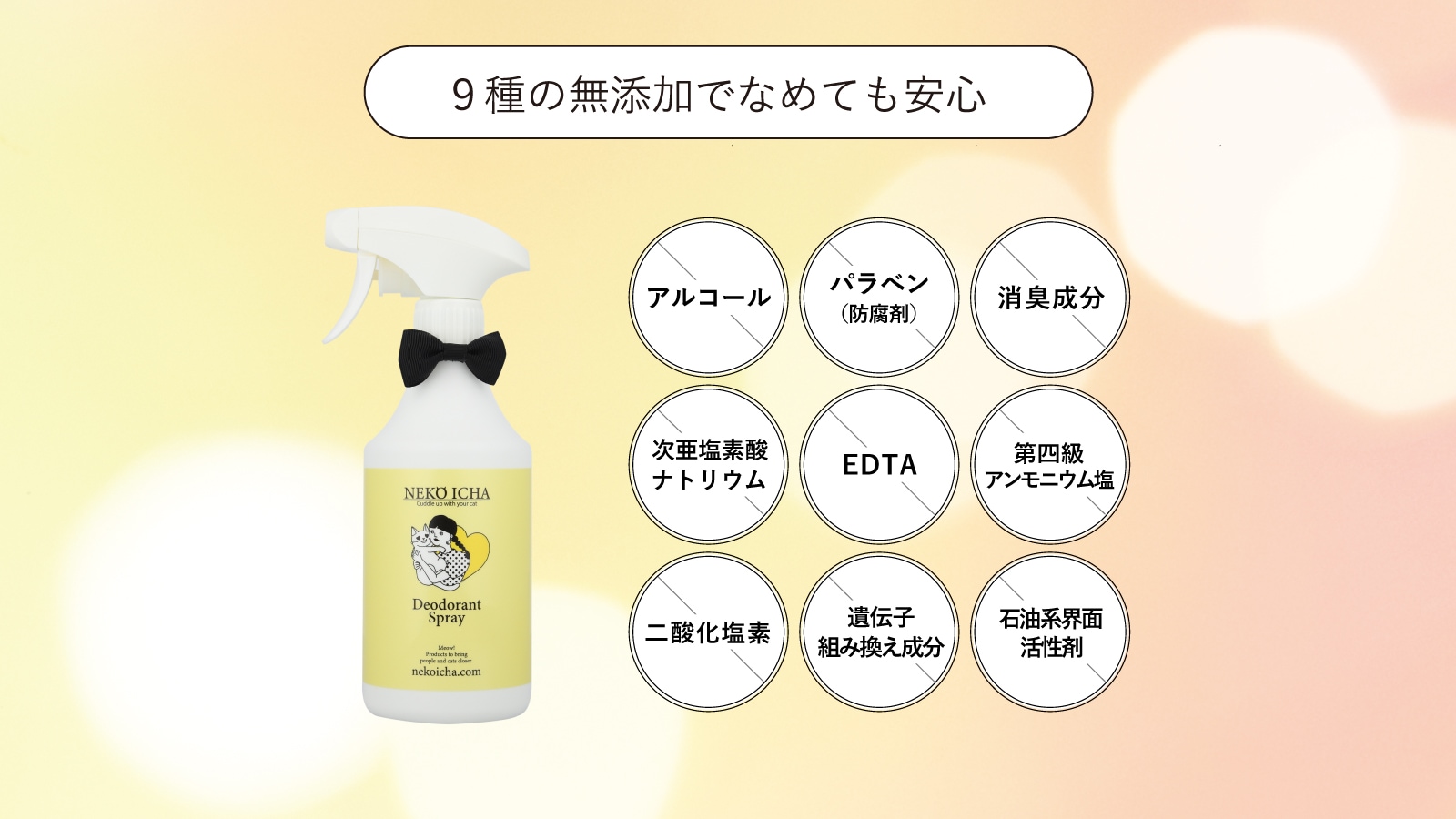 ねこいちゃ デオドラントスプレー