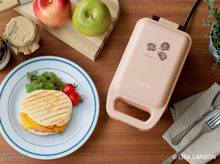 LisaLarson×Vitantonio 厚焼きホットサンドベーカー リサラーソン