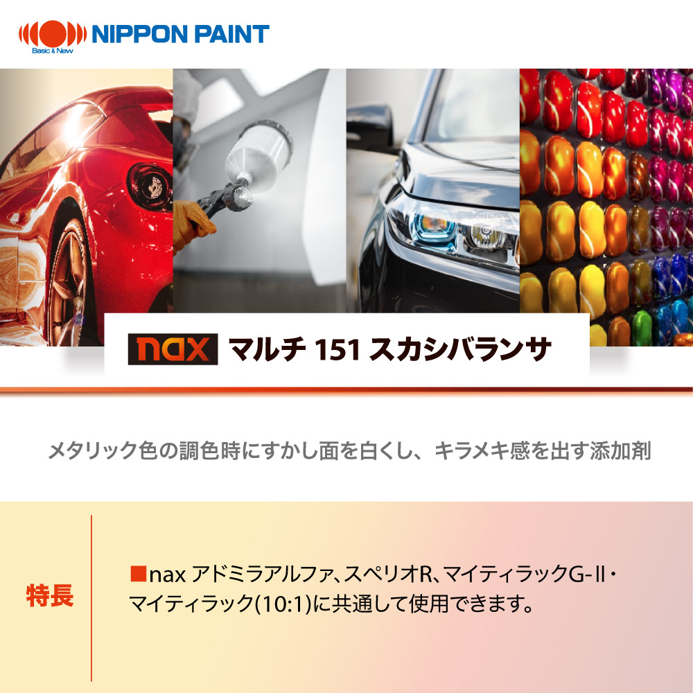 naxマルチ 151 スカシバランサ 800g/日本ペイント 添加剤 メタリック