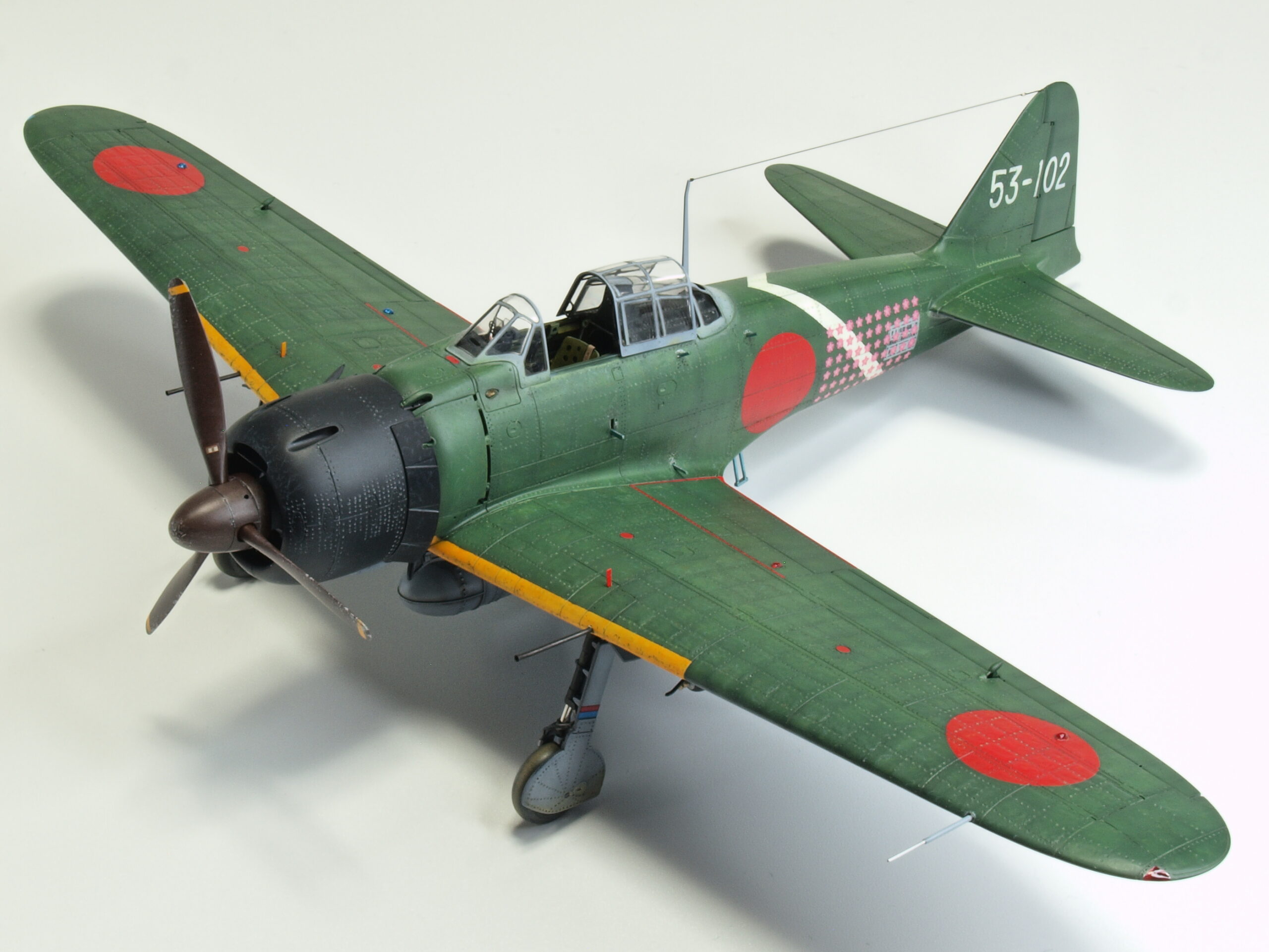 完成品 零式艦上戦闘機21型 空母 瑞鶴所属撃墜王 岩本徹三 零戦 完成品